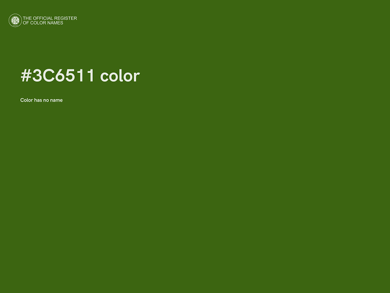 #3C6511 color image