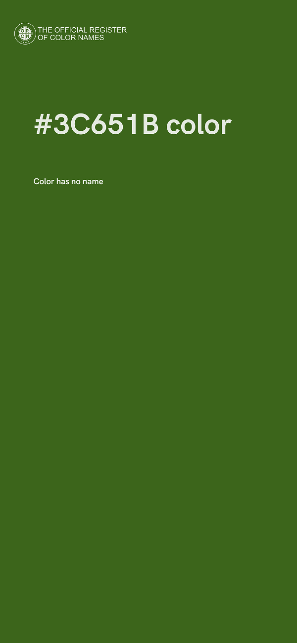 #3C651B color image
