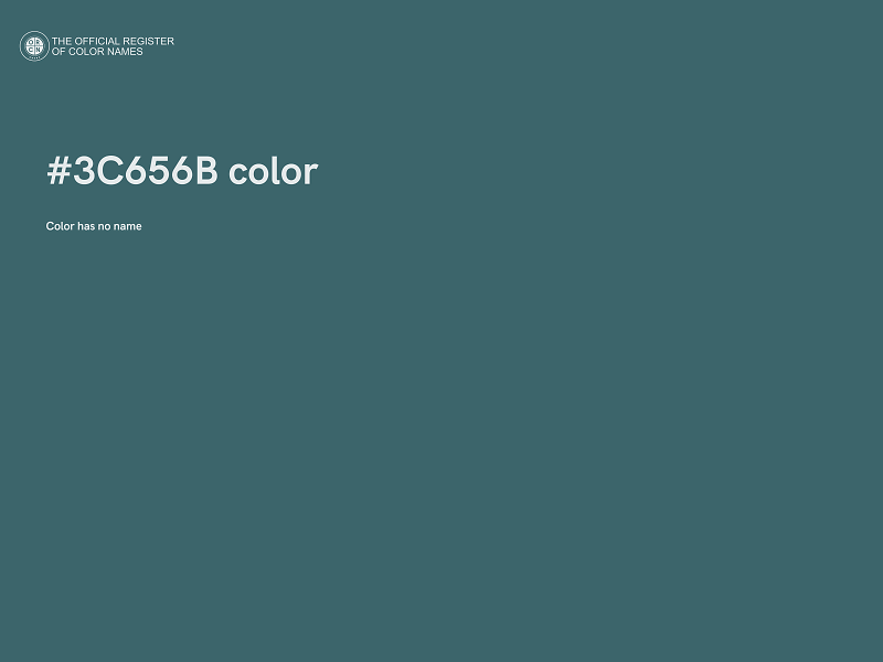 #3C656B color image