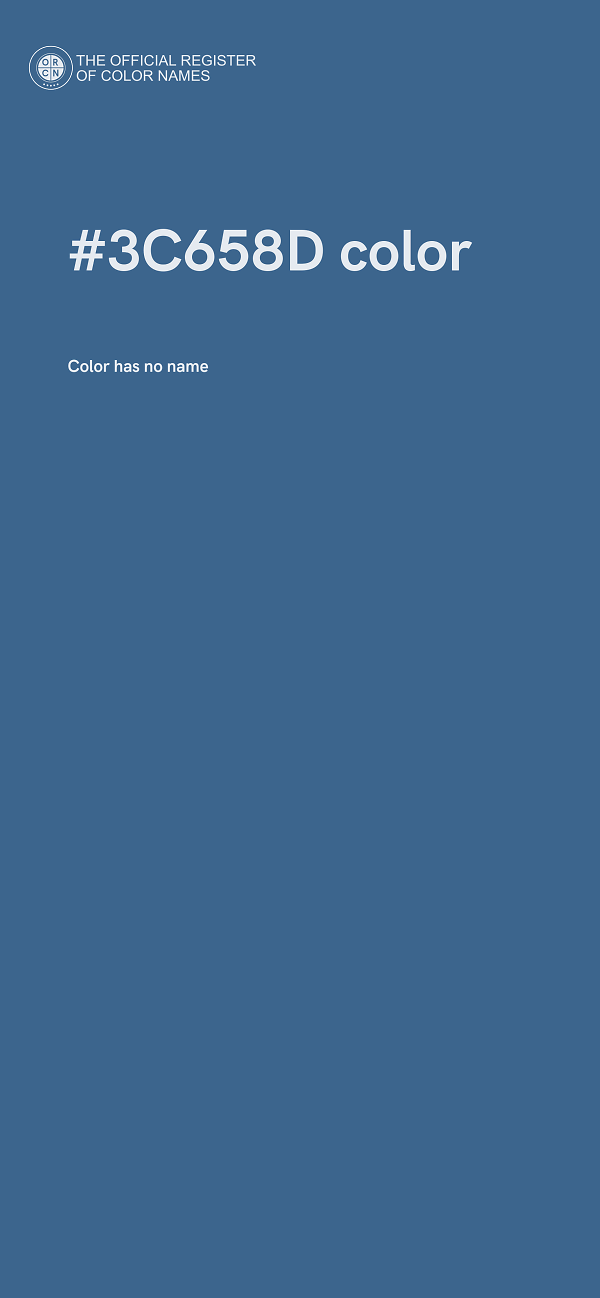 #3C658D color image