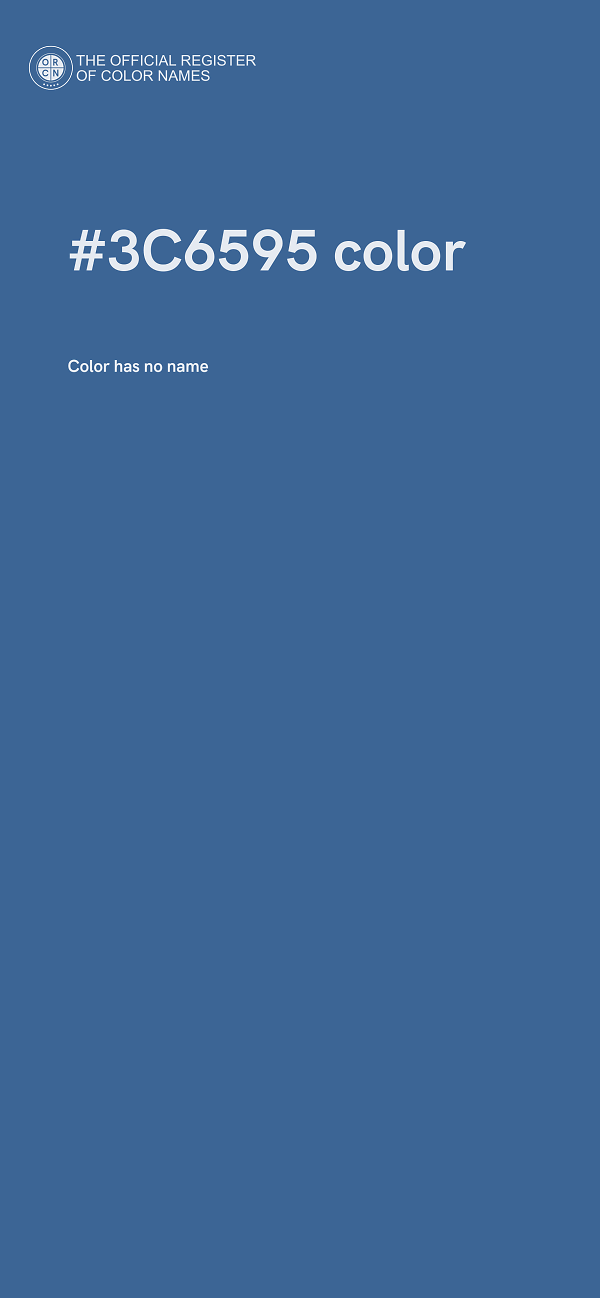 #3C6595 color image