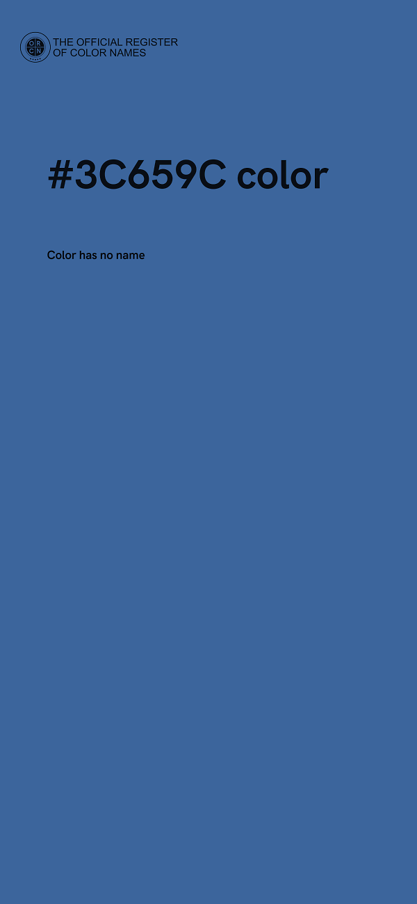 #3C659C color image