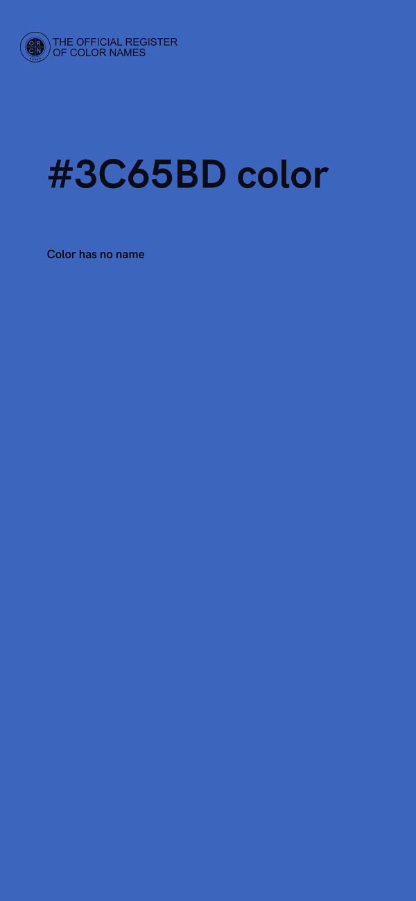 #3C65BD color image