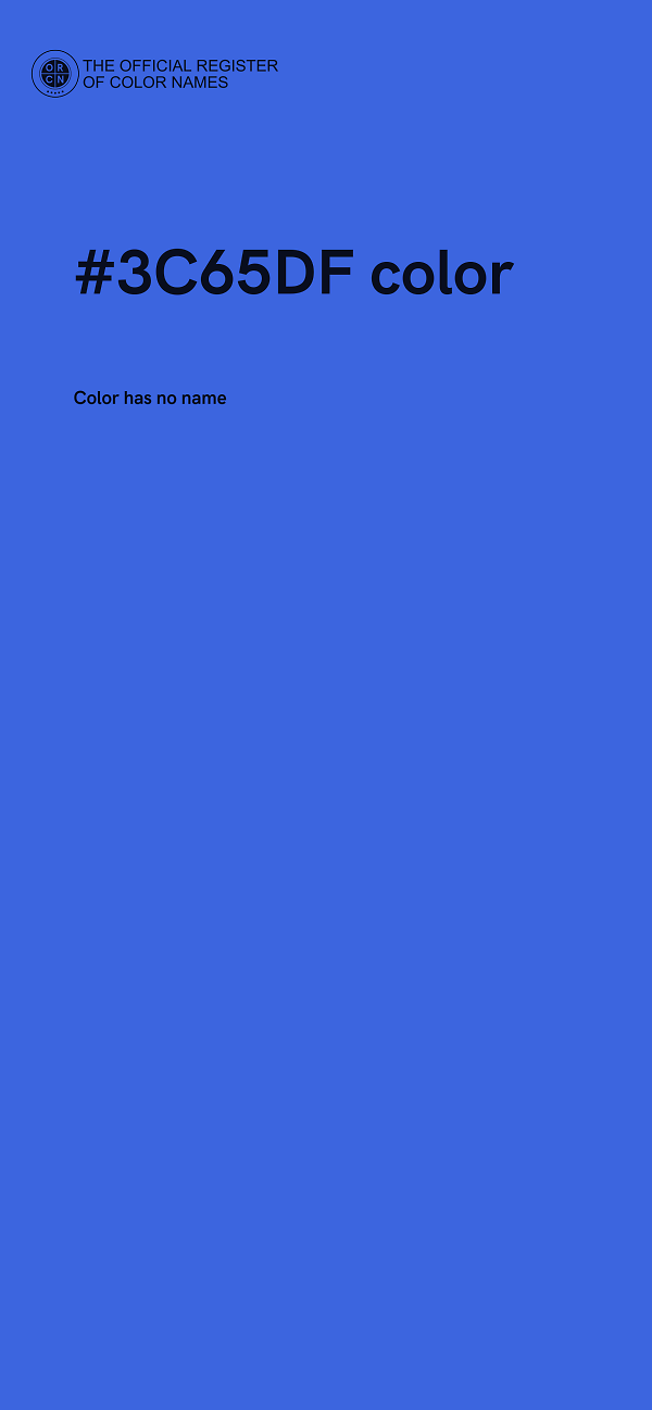 #3C65DF color image