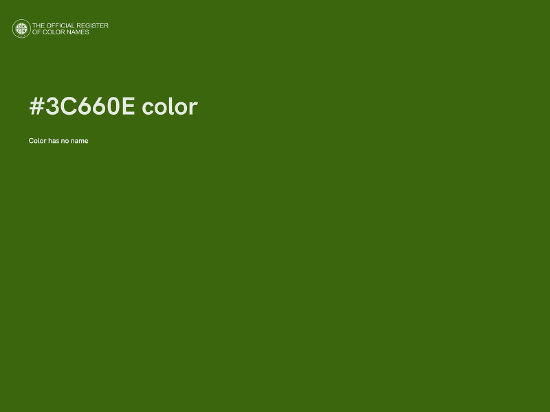 #3C660E color image