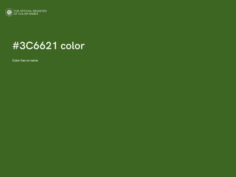 #3C6621 color image