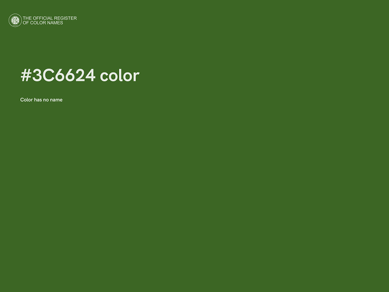 #3C6624 color image