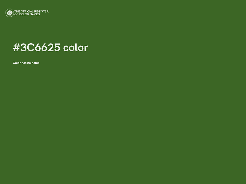 #3C6625 color image