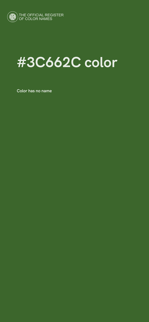 #3C662C color image
