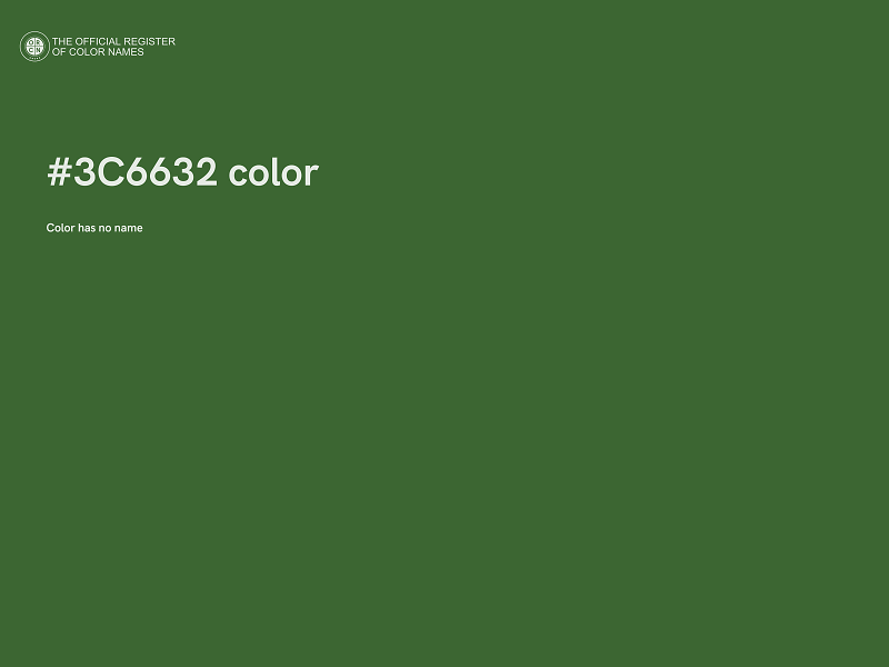 #3C6632 color image