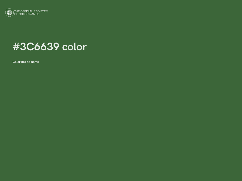 #3C6639 color image