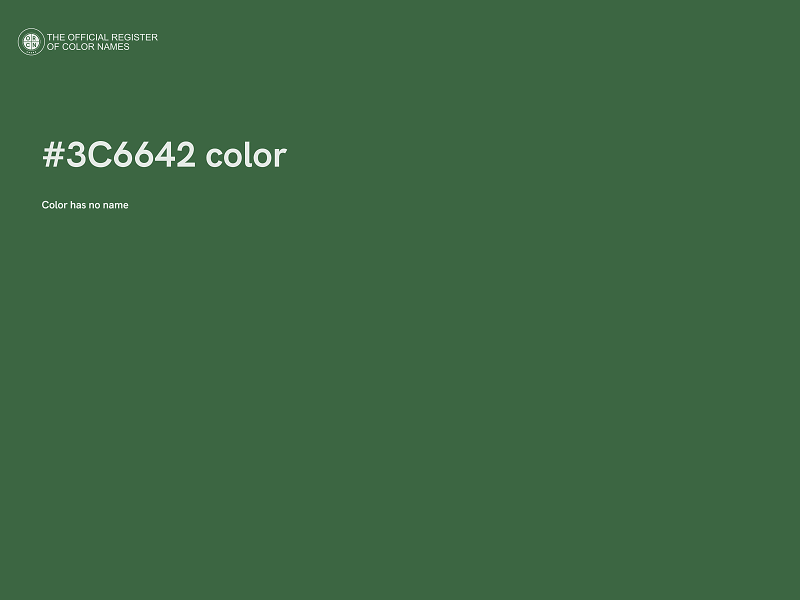 #3C6642 color image