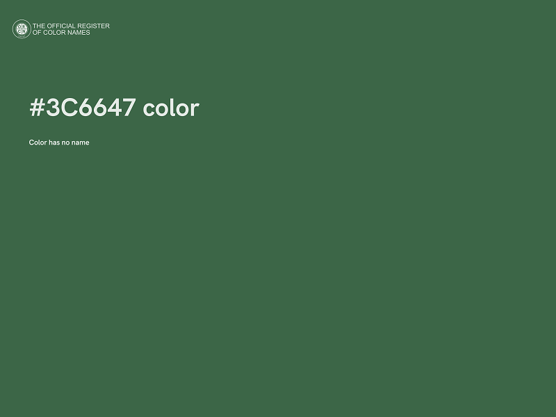 #3C6647 color image