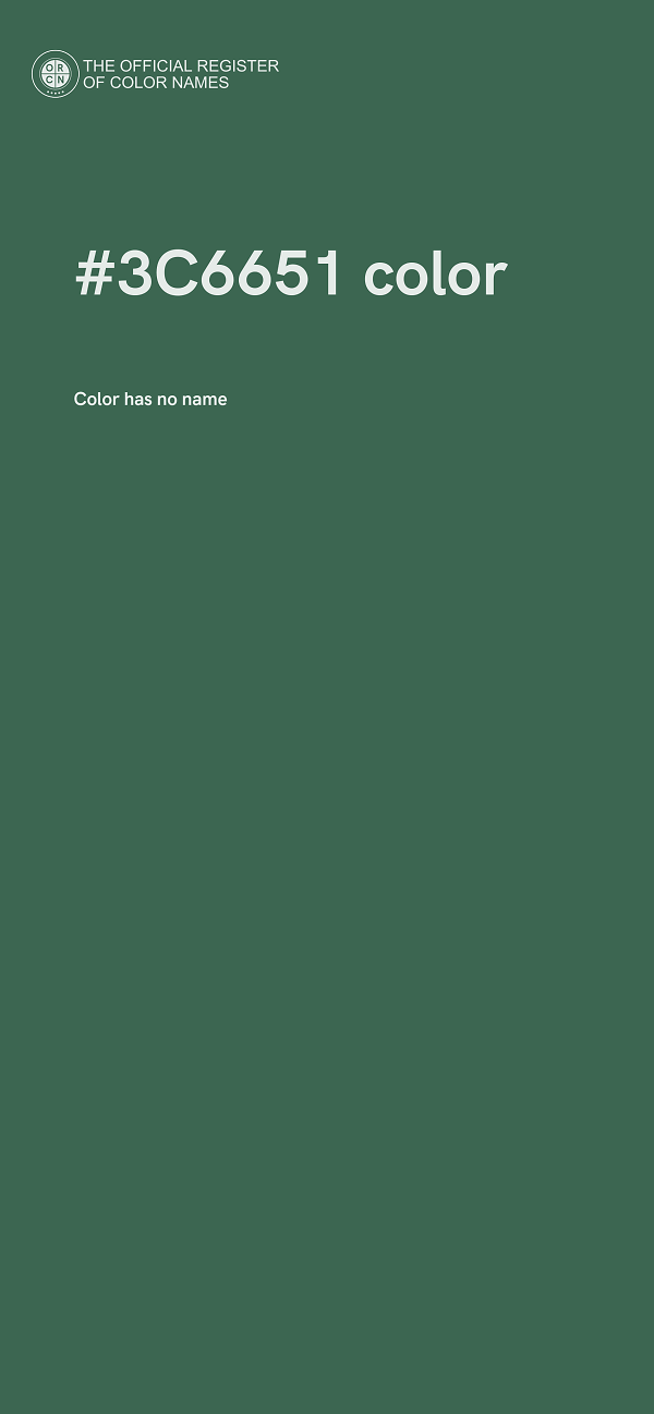 #3C6651 color image
