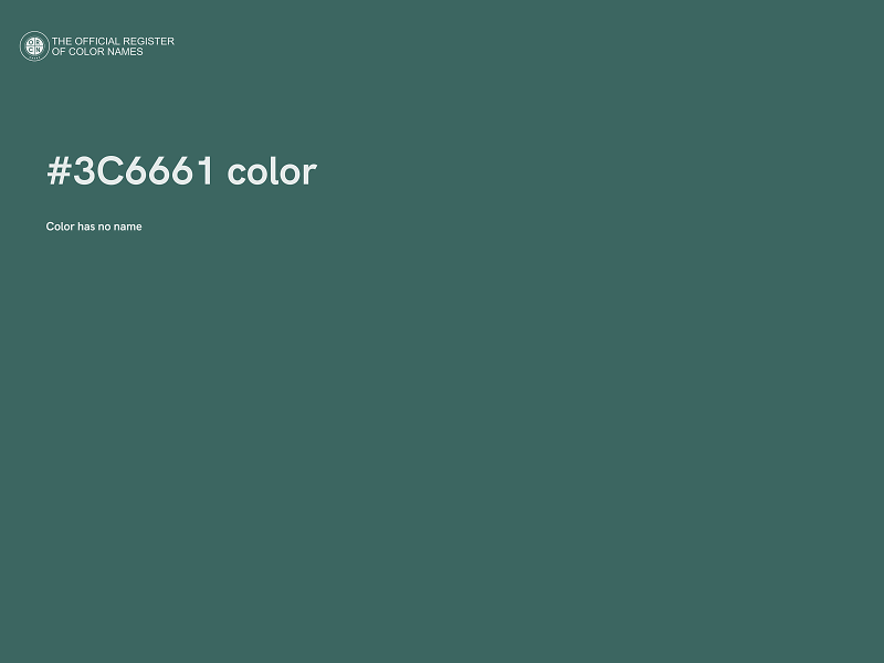 #3C6661 color image