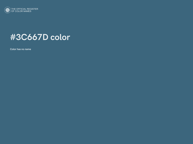 #3C667D color image