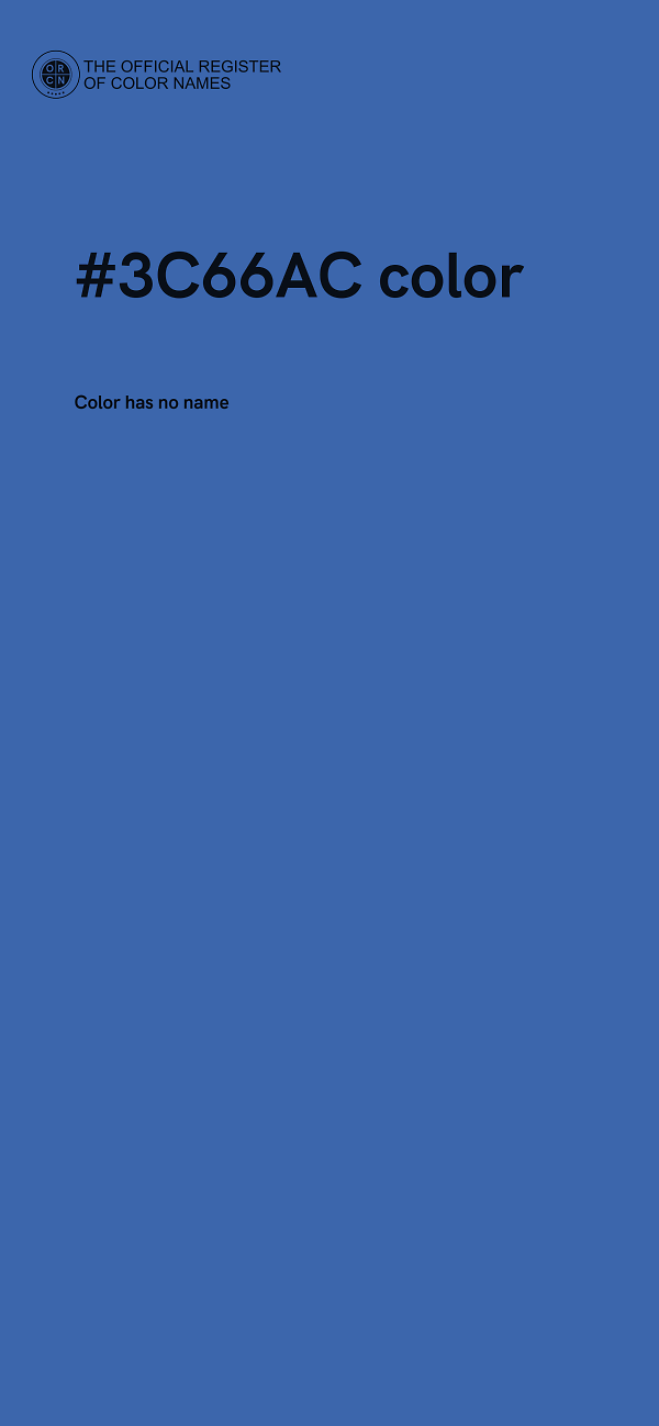 #3C66AC color image