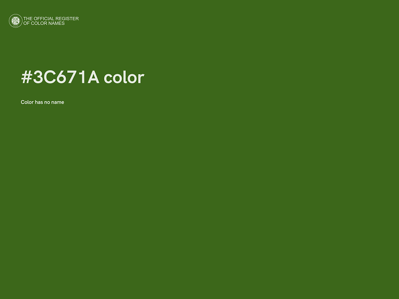 #3C671A color image