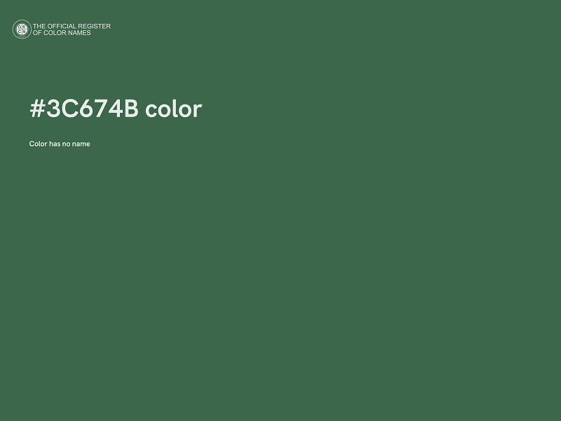 #3C674B color image