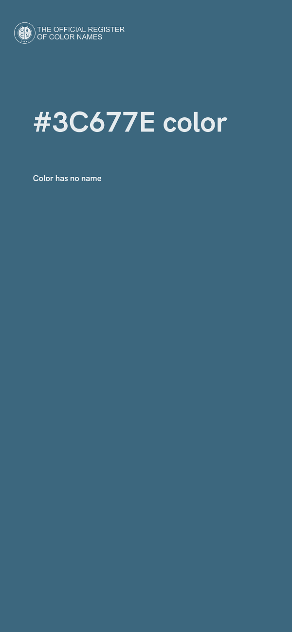 #3C677E color image