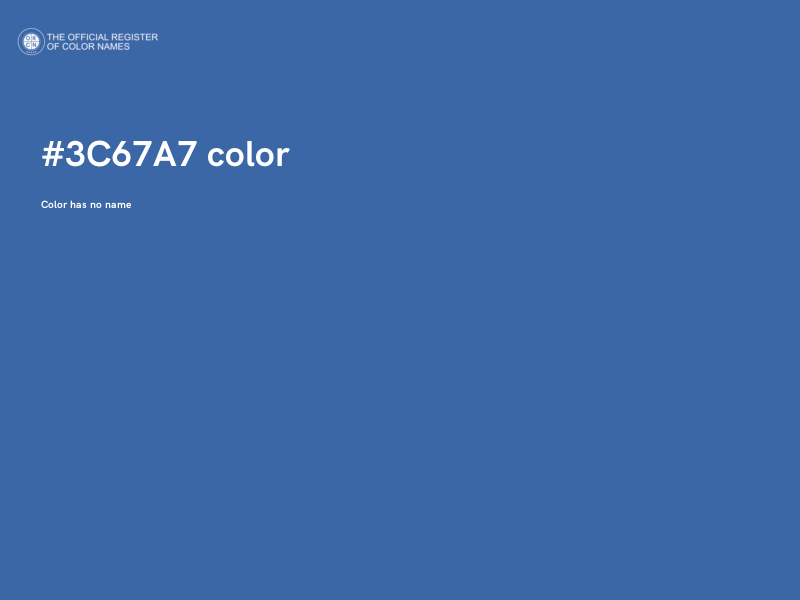 #3C67A7 color image