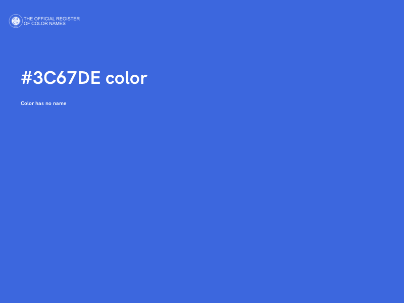 #3C67DE color image