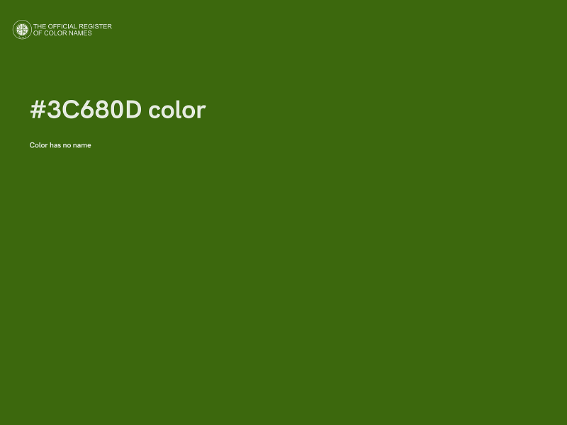 #3C680D color image