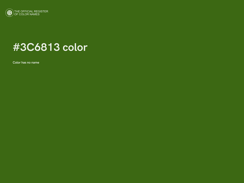 #3C6813 color image