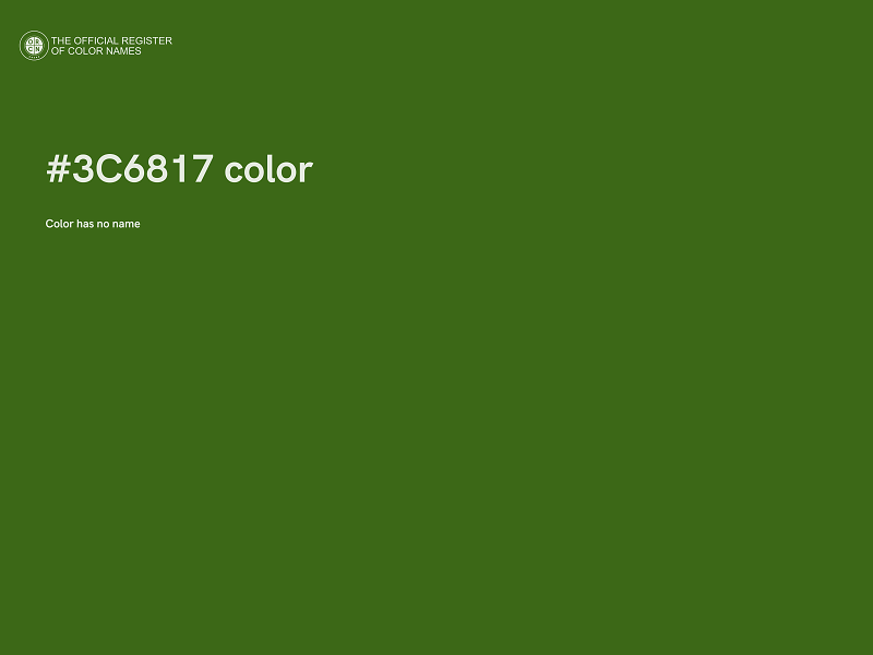 #3C6817 color image