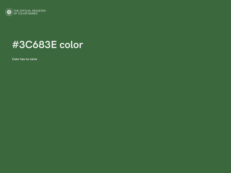 #3C683E color image