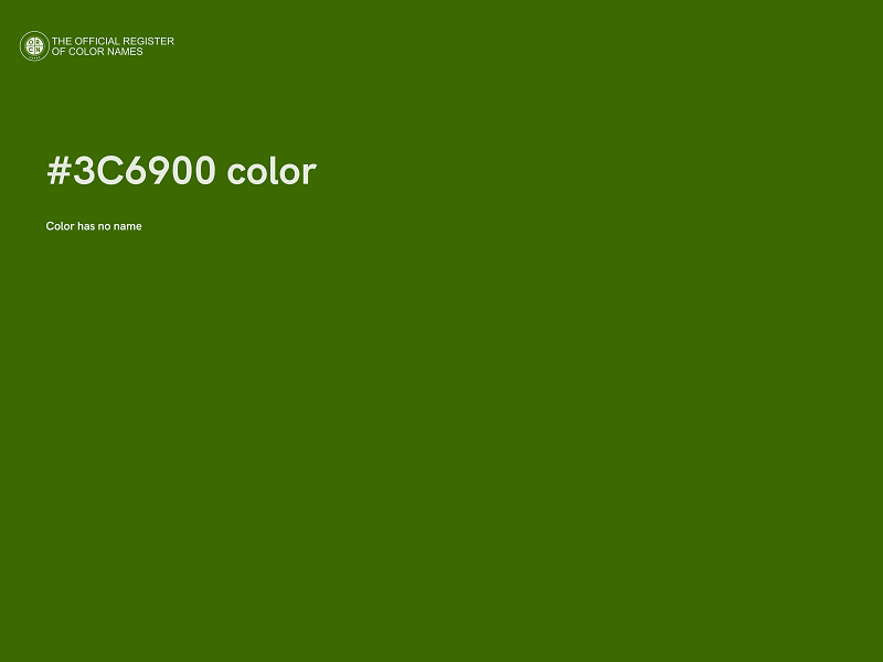 #3C6900 color image