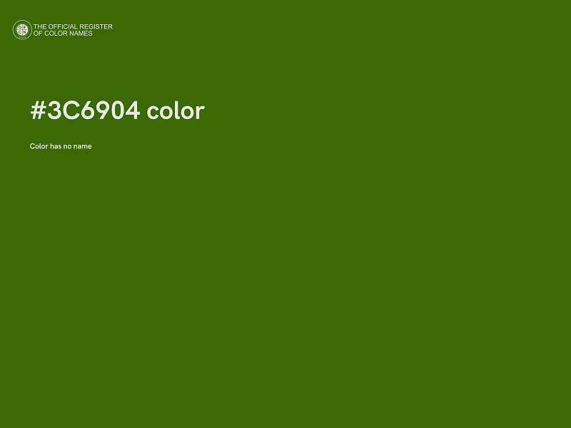 #3C6904 color image