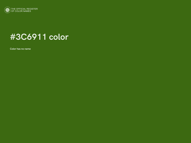 #3C6911 color image