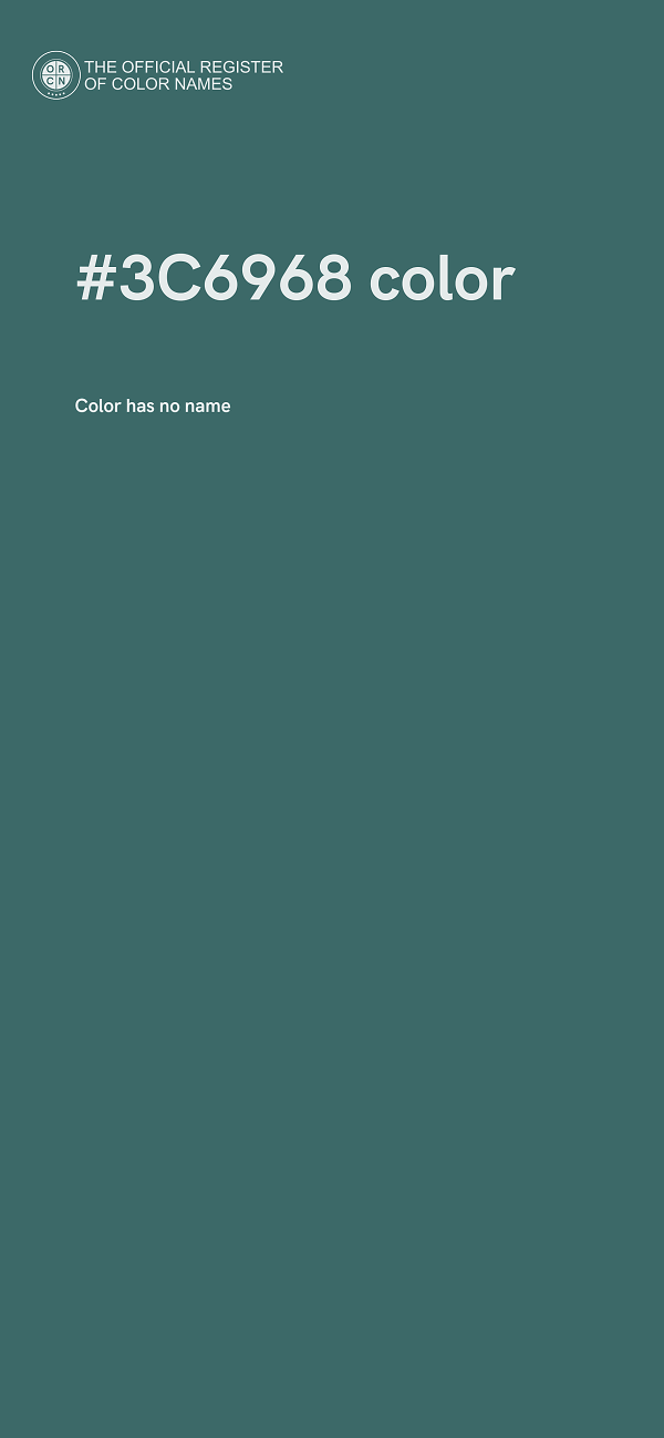 #3C6968 color image