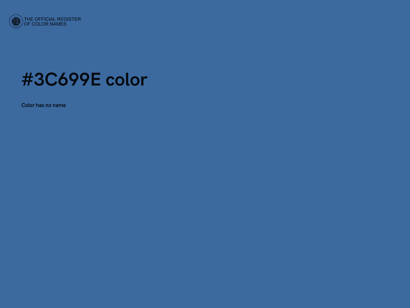 #3C699E color image