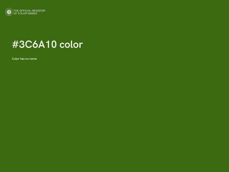 #3C6A10 color image