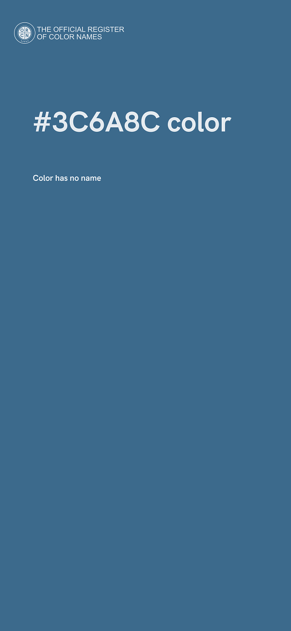 #3C6A8C color image