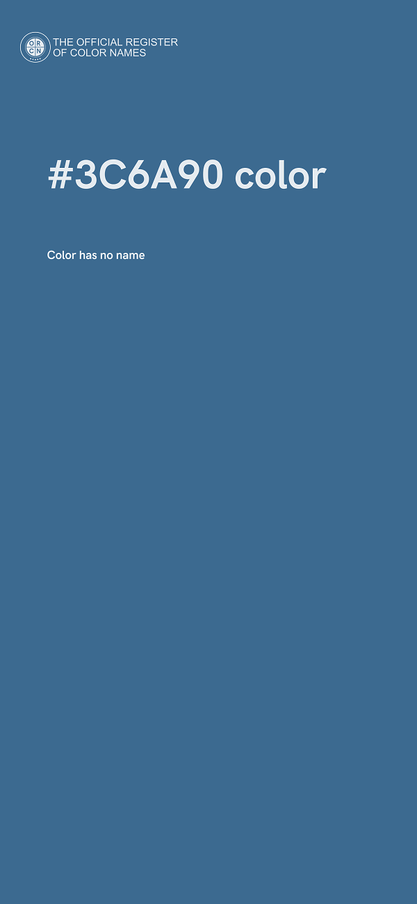 #3C6A90 color image