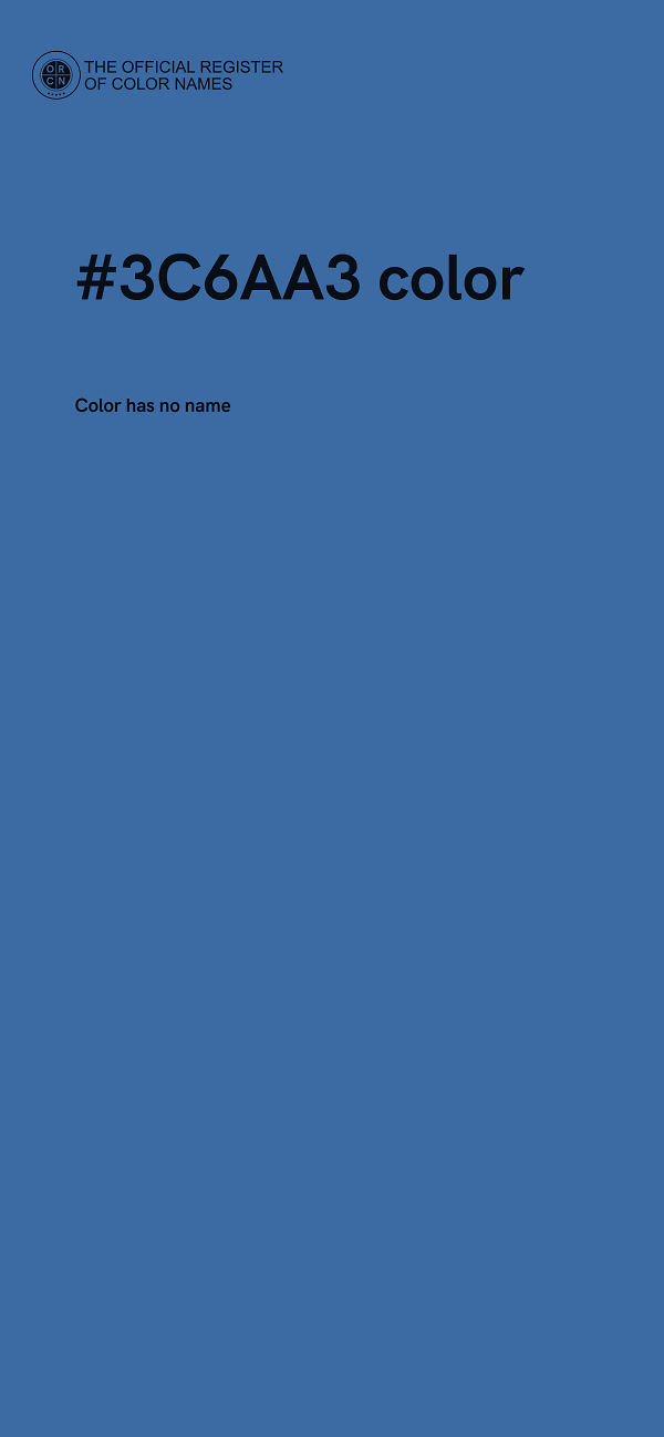 #3C6AA3 color image