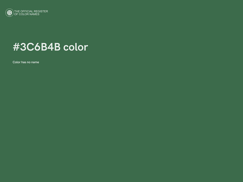 #3C6B4B color image