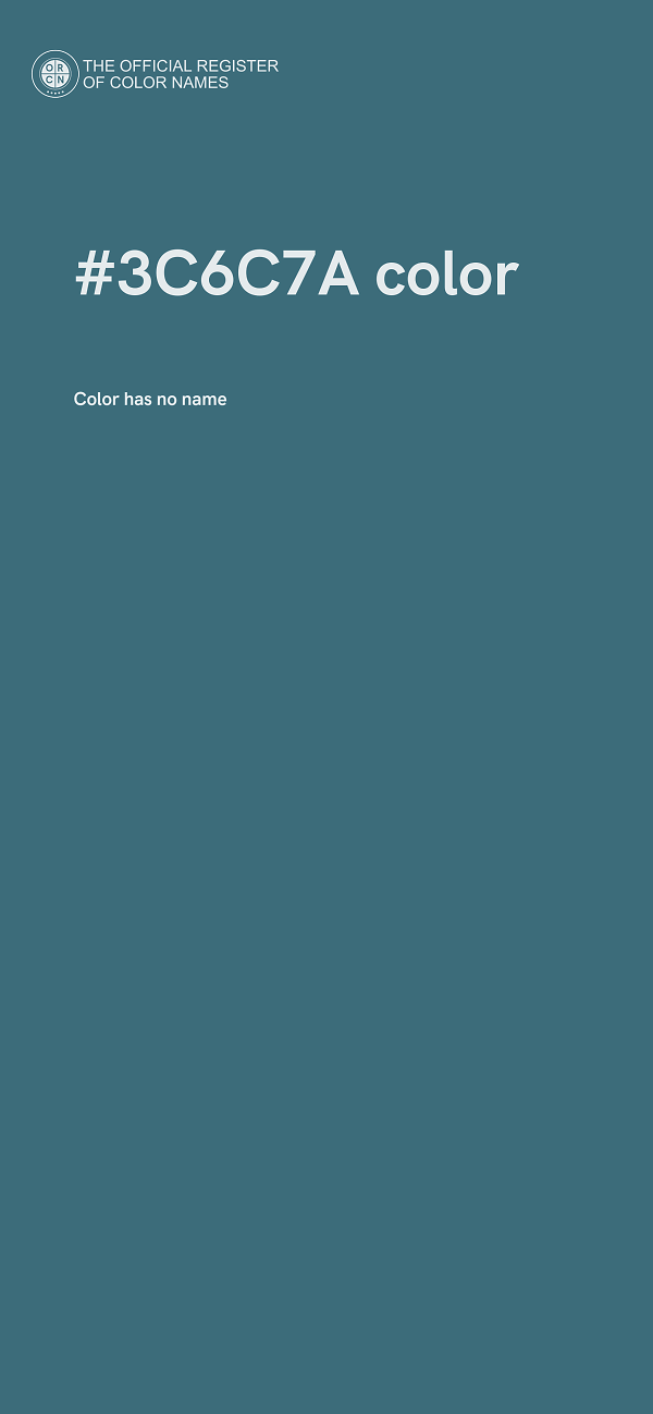 #3C6C7A color image