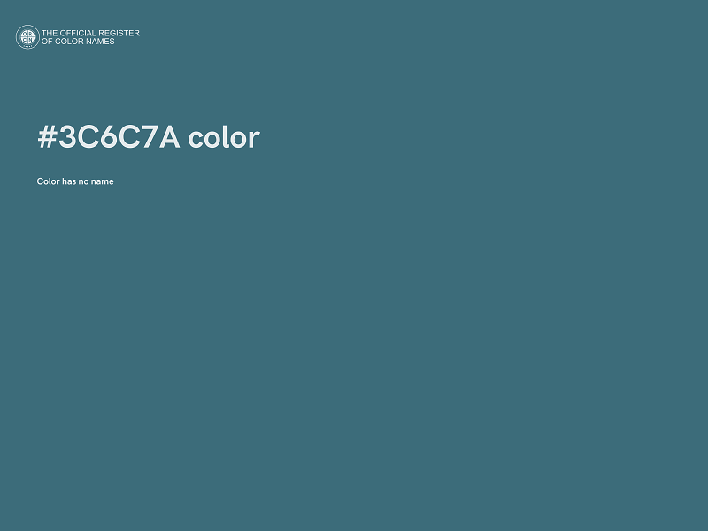 #3C6C7A color image
