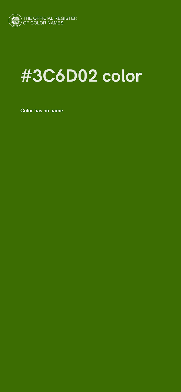 #3C6D02 color image