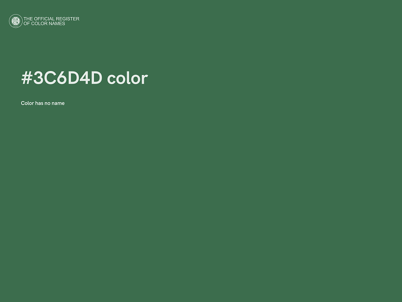 #3C6D4D color image