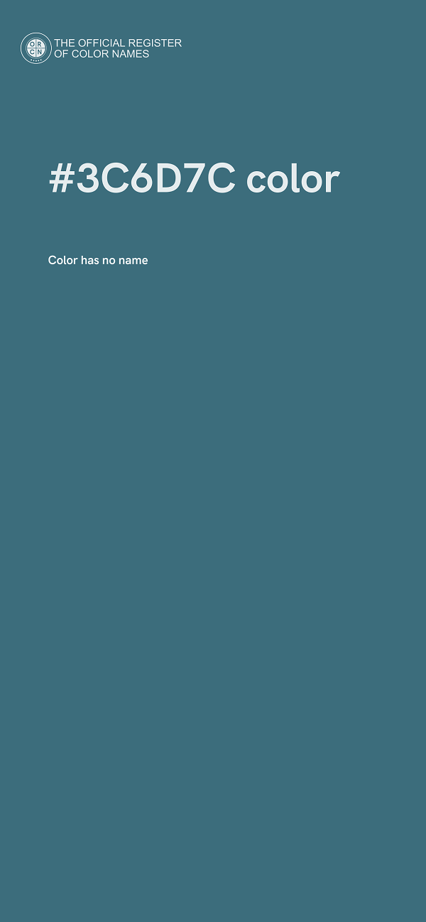 #3C6D7C color image