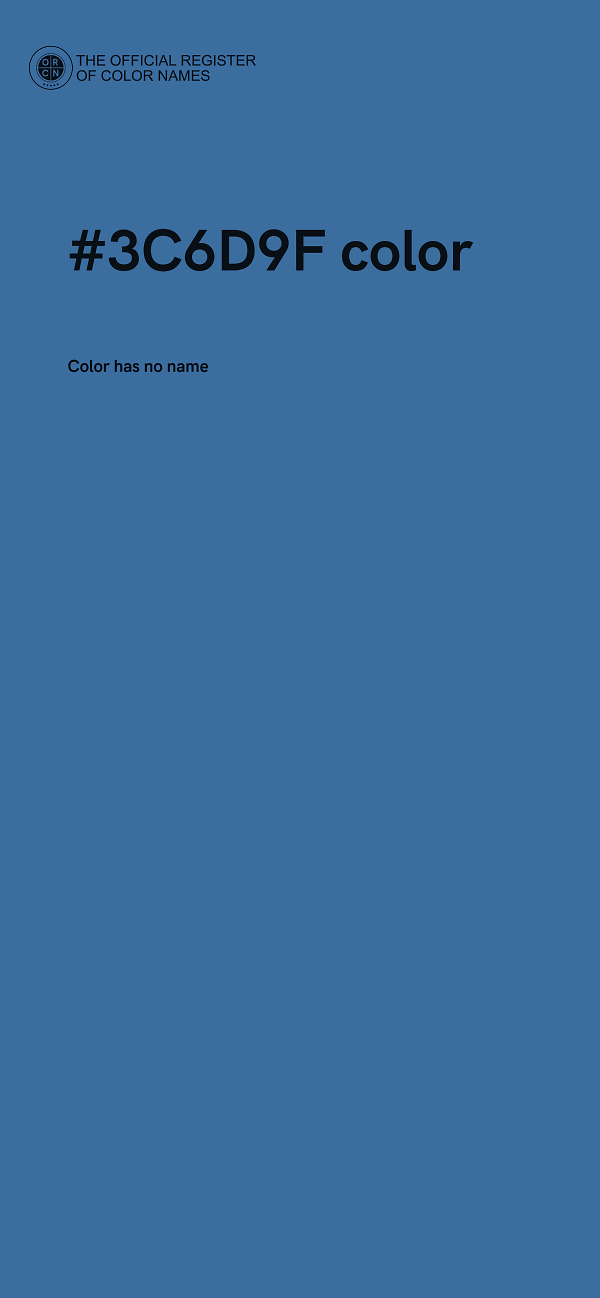 #3C6D9F color image