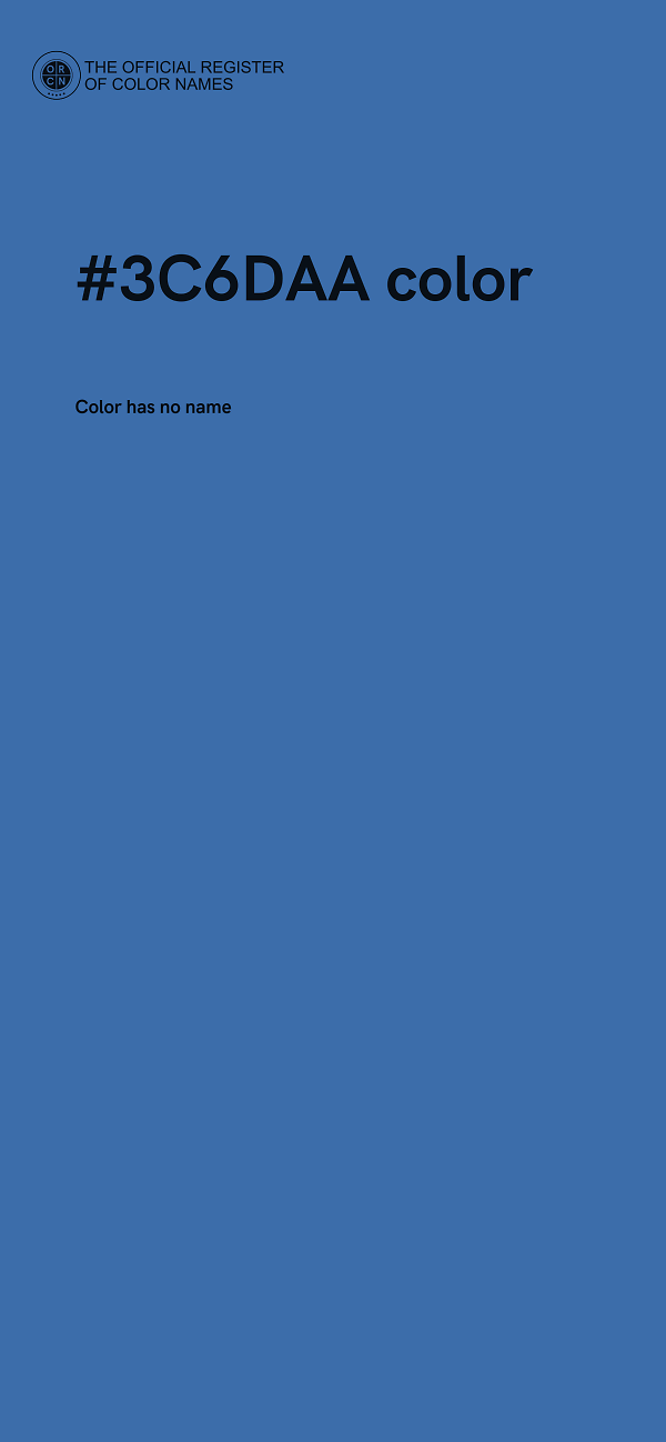 #3C6DAA color image