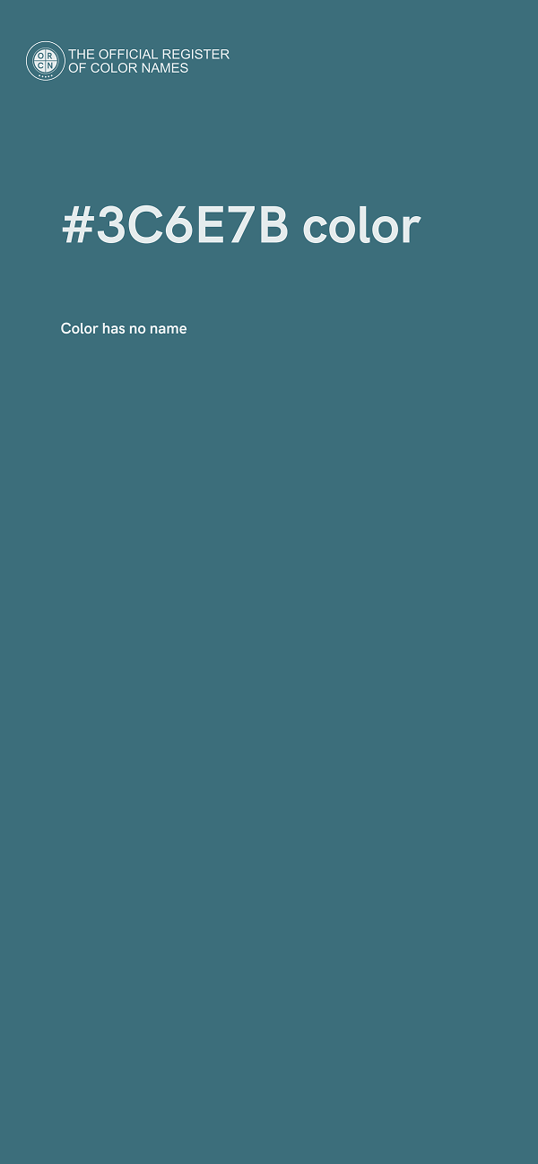 #3C6E7B color image