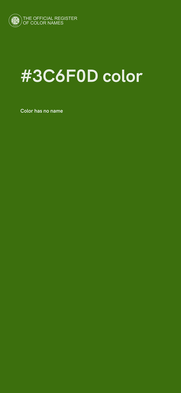 #3C6F0D color image