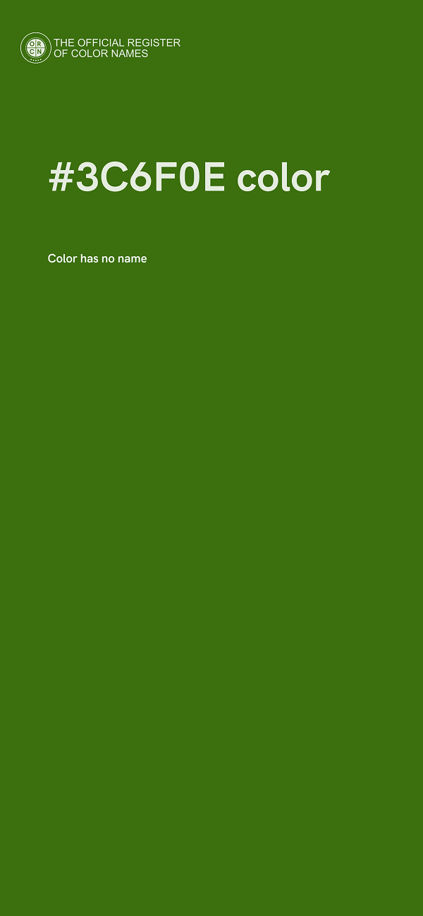 #3C6F0E color image